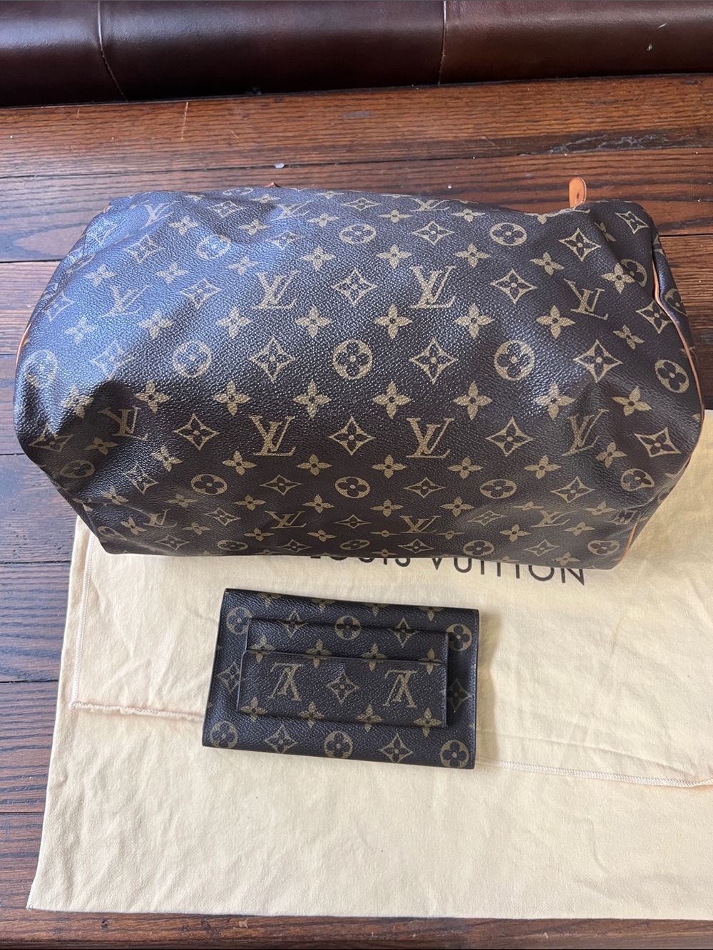 Louis Vuitton Monogram speedy 35 with wallet - Picture 7 of 16
